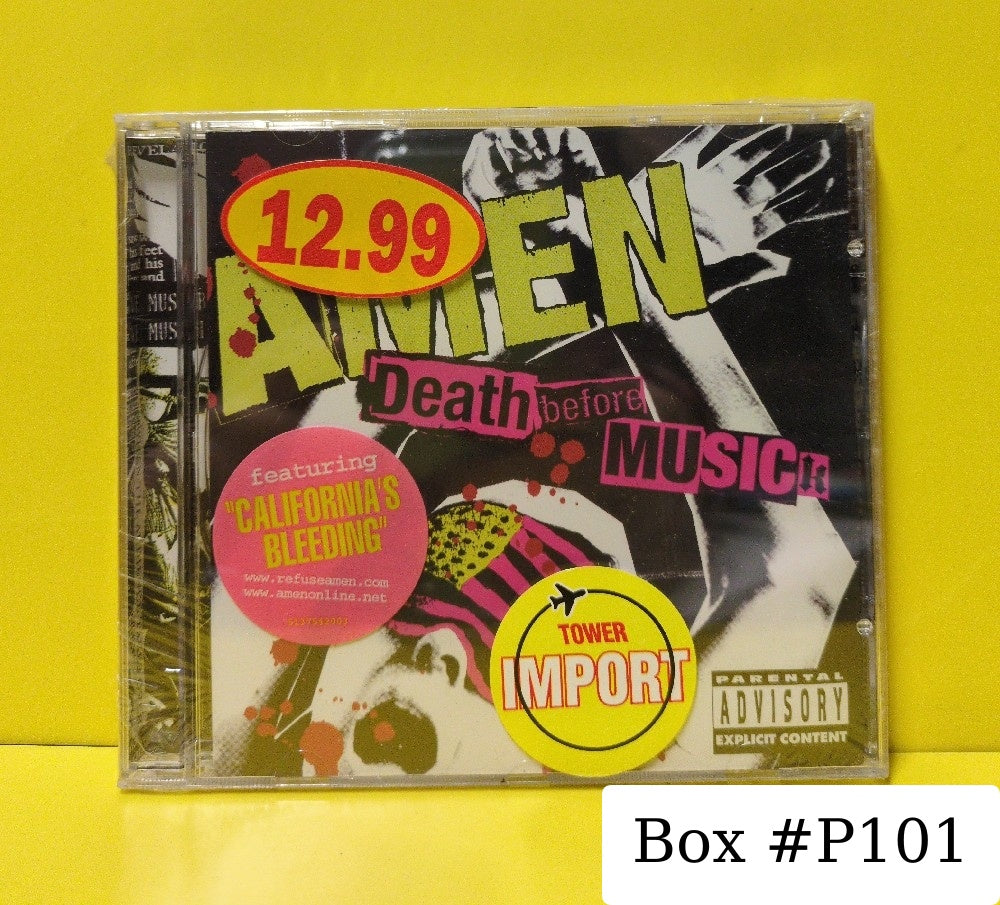 Amen - Death Before Musick - 2004 - 513754 2 - New - Sealed - CDs - European Import