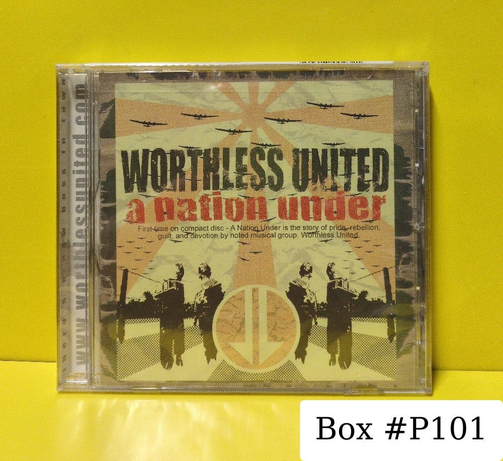 Worthless United - A Nation Under - 2003 - NON-023 - New - Sealed - CDs