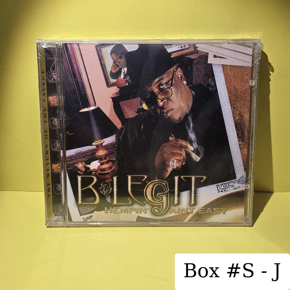 B-Legit - Hempin' Ain't Easy - 2000 - KOC-CD-8167 - New - Sealed - CDs