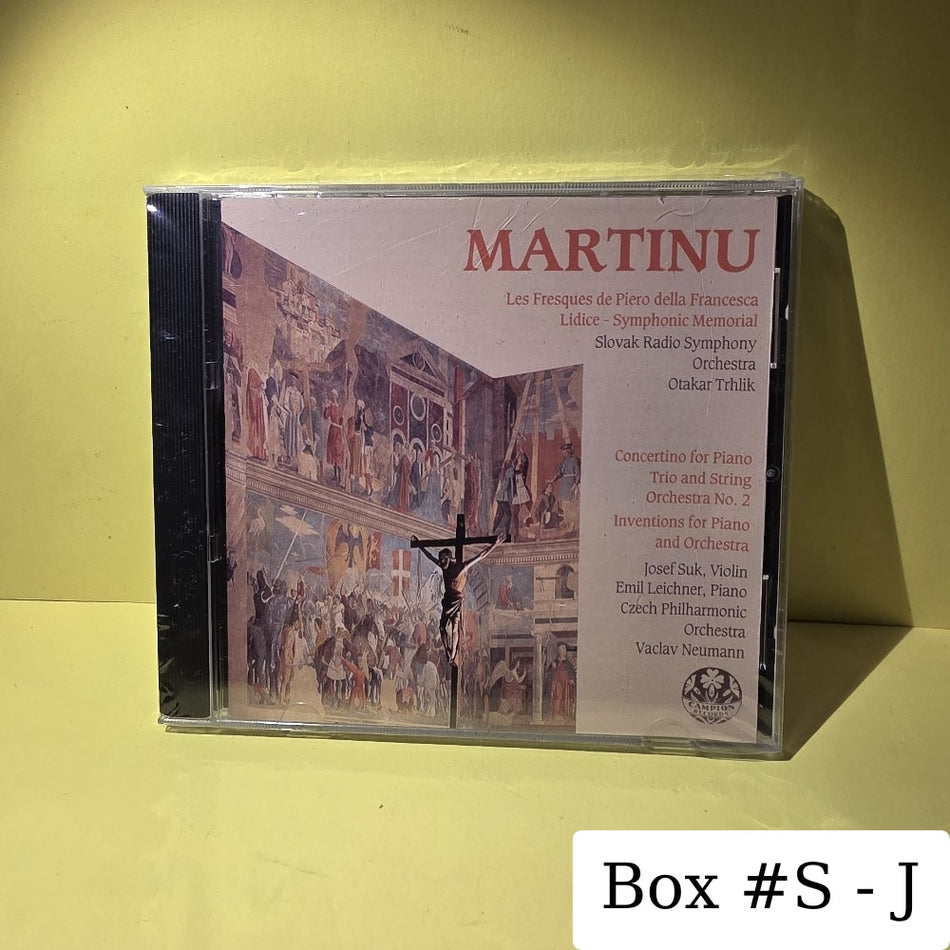 Martinu - Les Fresques De Piero Della Francesca / Lidice / Inventions For Piano And Orchestra - 1991 - RRCD 1318 - New - Sealed - CDs