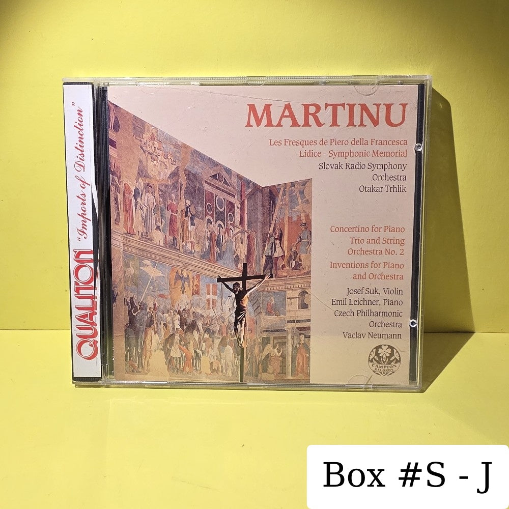 Martinu - Les Fresques De Piero Della Francesca / Lidice / Inventions For Piano And Orchestra - 1991 - RRCD 1318 - New - NM - CDs