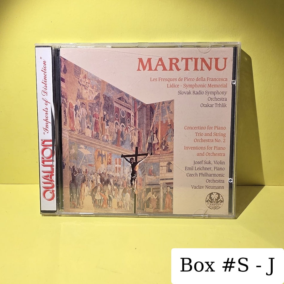 Martinu - Les Fresques De Piero Della Francesca / Lidice / Inventions For Piano And Orchestra - 1991 - RRCD 1318 - New - NM - CDs