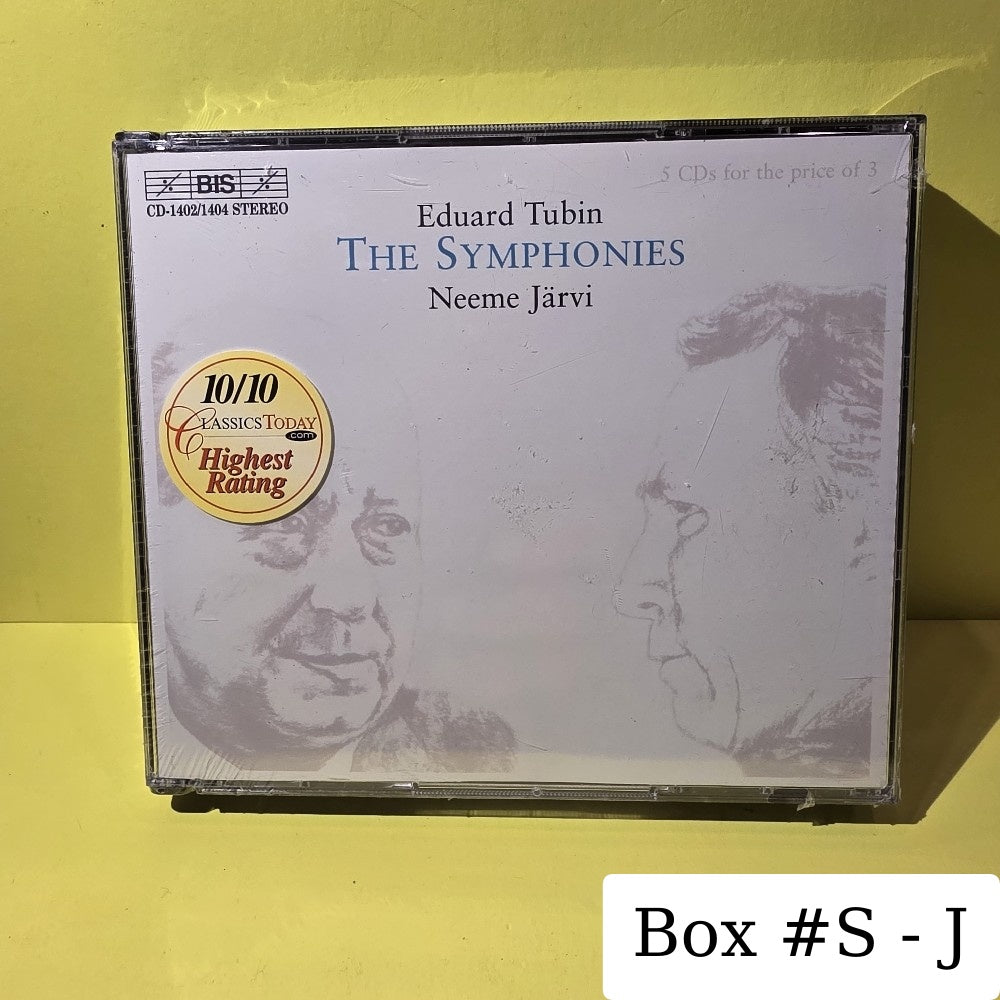 Eduard Tubin - Sveriges Radios Symfoniorkester, Neeme Järvi - 2002 - BIS-CD-1402/1404 - New - Sealed - CDs