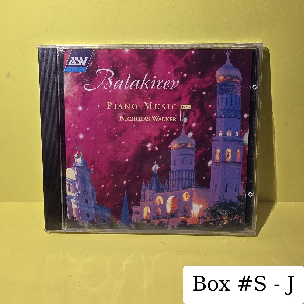 Mily Alexeyevich Balakirev - Nicholas Walker  - 1999 - CD DCA 1048 - New - Sealed - CDs