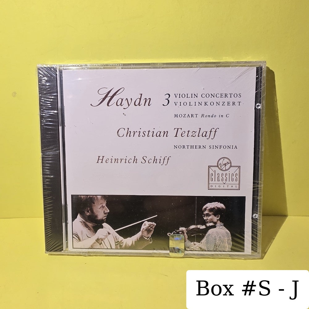 Haydn, Mozart, Christian Tetzlaff, Heinrich Schiff, Northern Sinfonia - 3 Violin Concertos / Rondo In C - 1991 - VC 7 91489-2 - New - Sealed - CDs