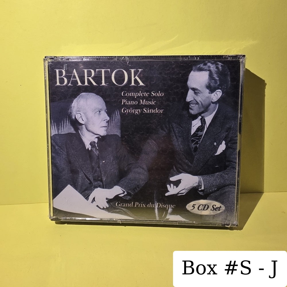 Bartok, György Sándor - Complete Solo Piano Music - 2003 - CD5X 3610 - New - Sealed - CDs