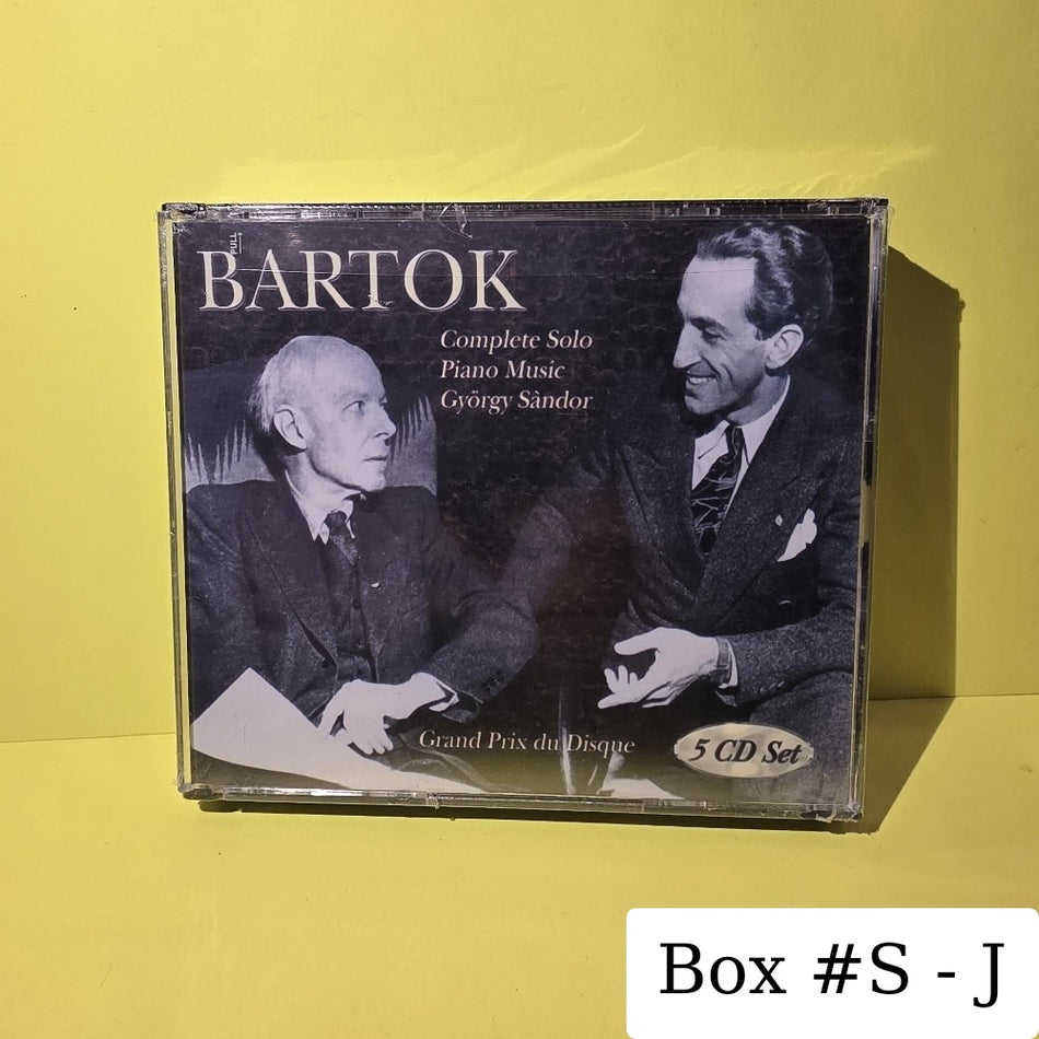 Bartok, György Sándor - Complete Solo Piano Music - 2003 - CD5X 3610 - New - Sealed - CDs