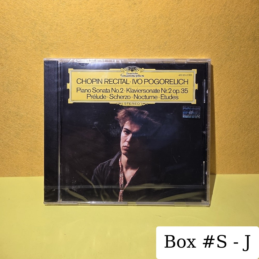 Chopin, Ivo Pogorelich - Chopin Recital  - 415 123-2 - New - Sealed - CDs
