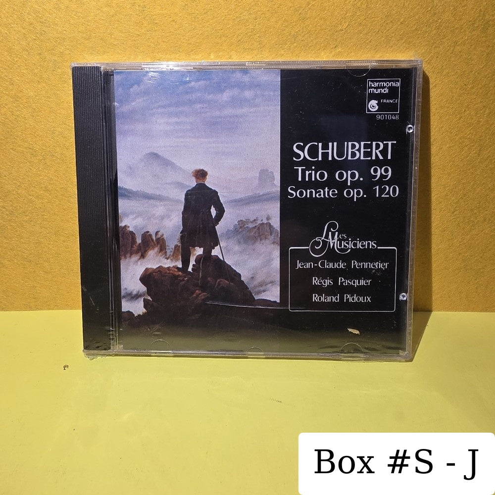 Schubert, Jean-Claude Pennetier, Régis Pasquier, Roland Pidoux - Trio op. 99 / Sonate op. 120 - 1984 - HMC 901048 - New - Sealed - CDs