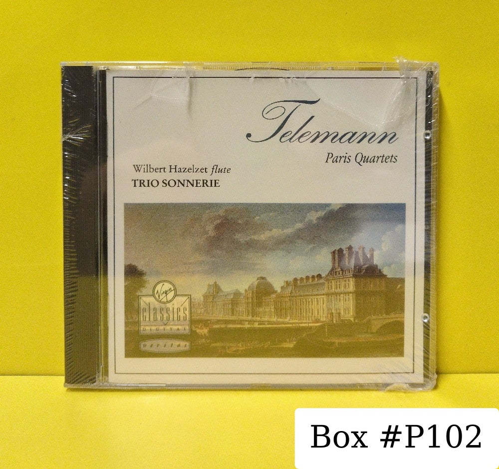 Telemann, Wilbert Hazelzet, Trio Sonnerie - Paris Quartets - 0777 7590492 5 - New - Sealed - CDs - Germany Import
