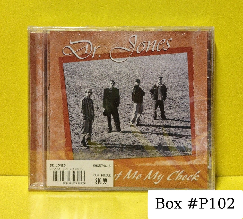 Dr. Jones - Cut Me My Check - DRJ 001 - New - Sealed - CDs