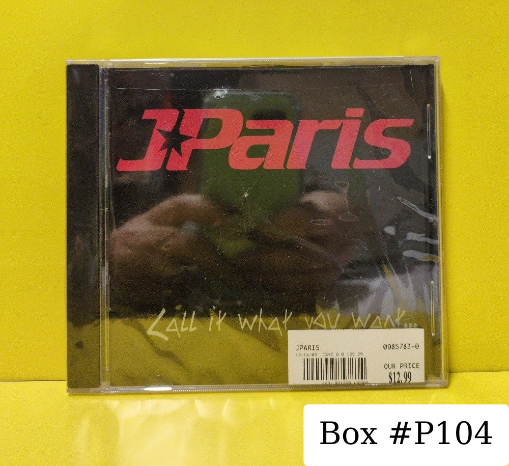 Jparis - Call It What You Want - 2005 - New - Sealed - CDs