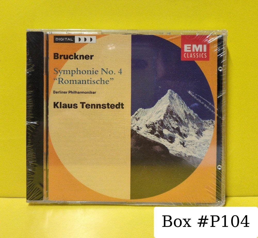 Bruckner, Berliner Philharmoniker, Klaus Tennstedt - Symphonie No. 4  "Romantische" - 1991 - CDD 7 63895 2 - New - Sealed - CDs