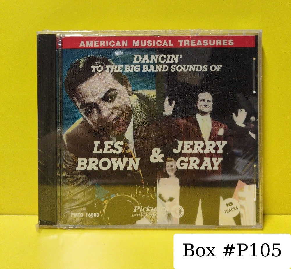 Les Brown & Jerry Gray - Dancin' To The Big Band Sounds Of - 1989 - PMTD 16000 - New - Sealed - CDs