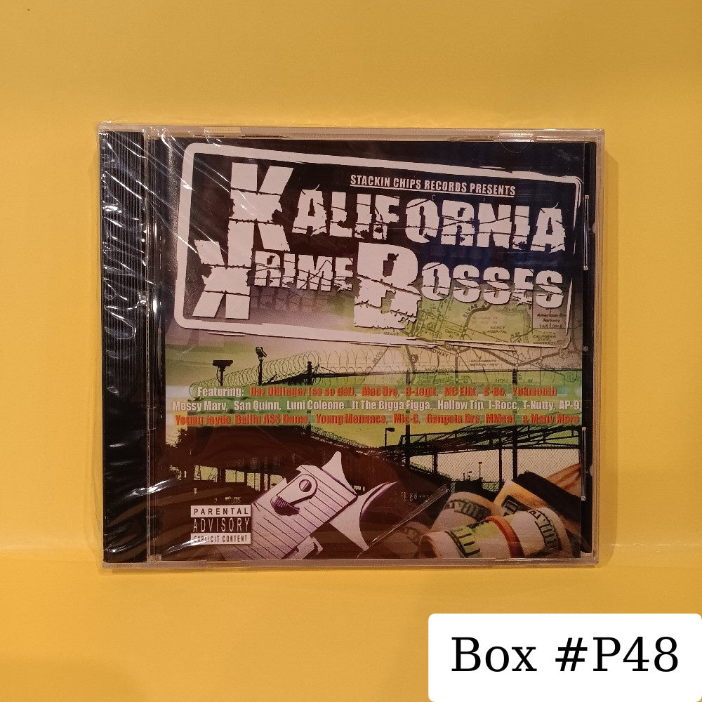 Various - Kalifornia Krime Bosses - 2005 - STR-0002 2 - New - Sealed - CDs