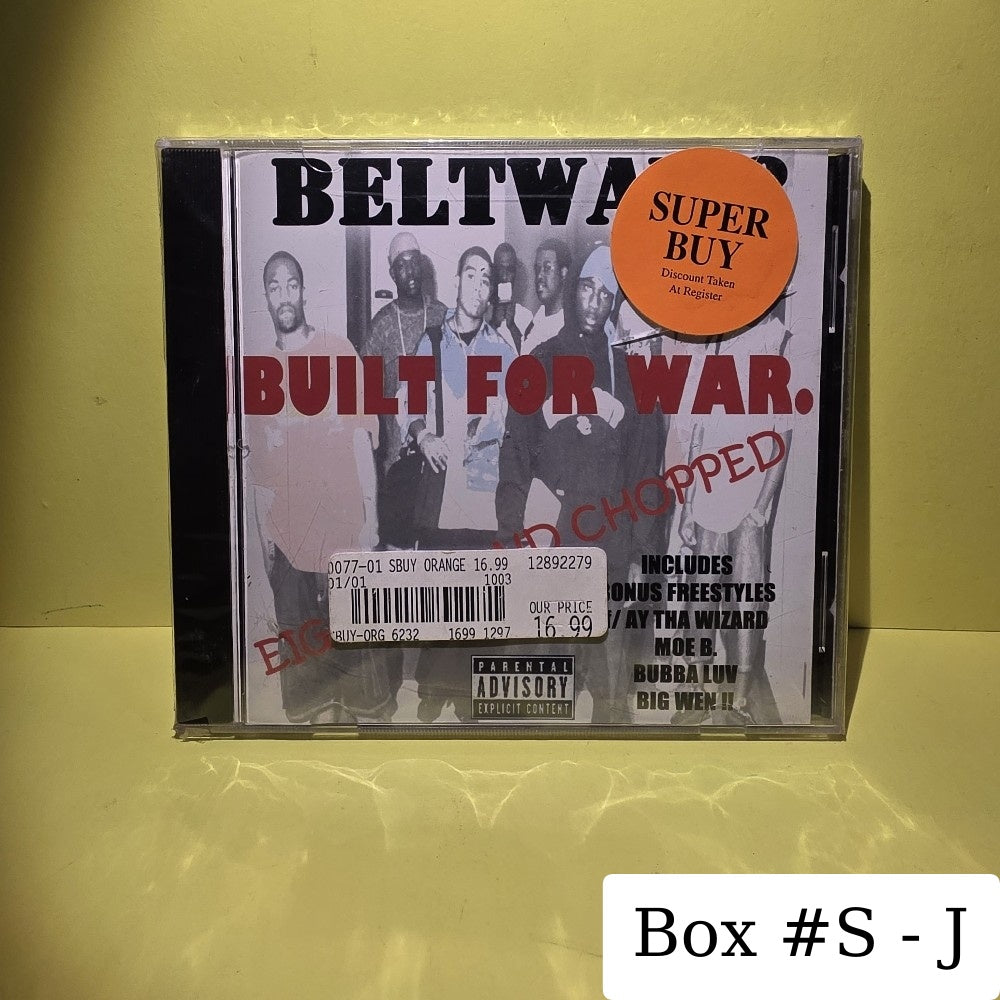 Beltway 8 - Built For War  ( Eighted And Chopped ) - 2002 - New - Sealed - CDs