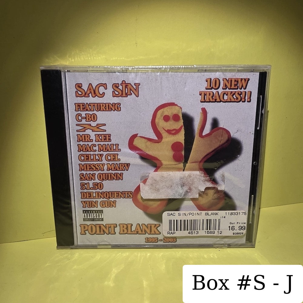 Sac Sin - Point Blank Range Vol.3 - 1995-2003 - 2002 - DLR2105 - New - Sealed - CDs