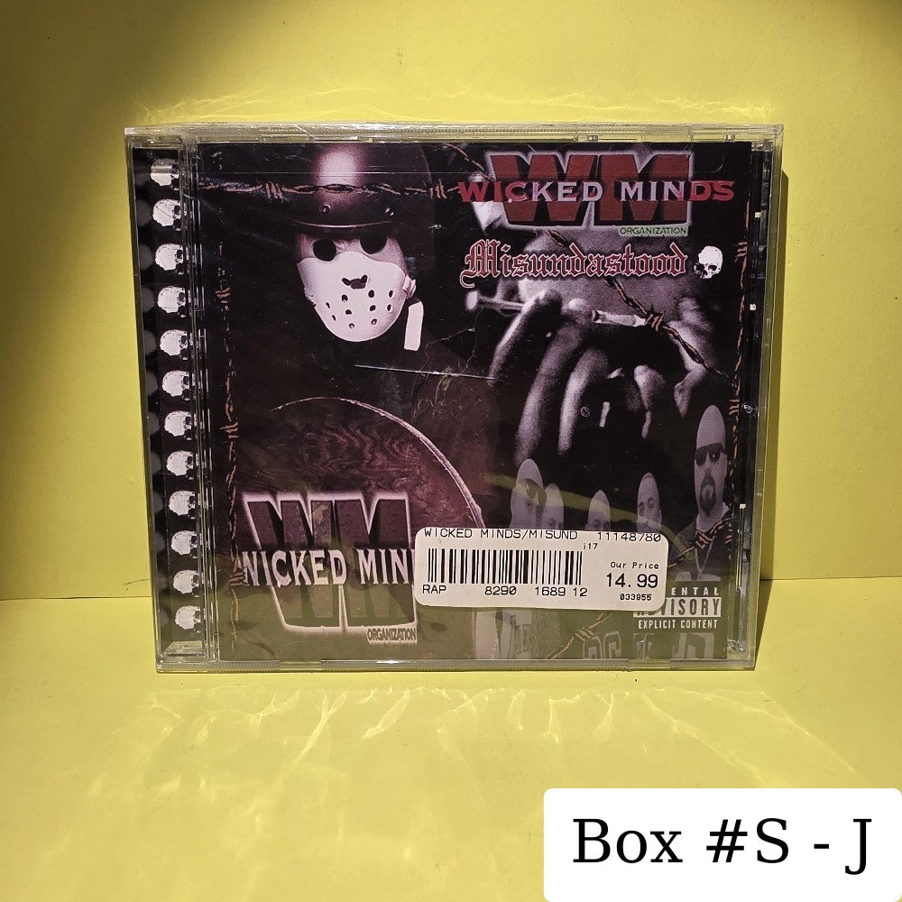 Wicked Minds  - Misundastood - 2001 - CD-71219 - New - Sealed - CDs