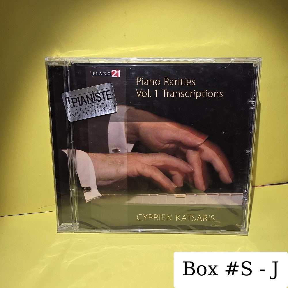 Cypriot Katsaris - Piano Rarities Vol. 1 Transcription  - 2008 - P21 030- N - New - Sealed - CDs