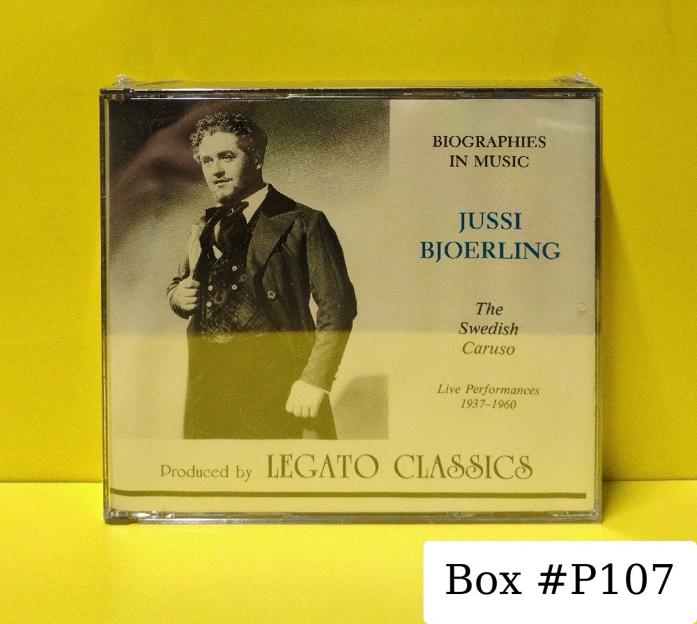 Jussi Bjoerling - The Swedish Caruso (Live Performances: 1937-1960) - 1990 - BIM-708-2 - New - Sealed - CDs - 2xCD - Mono