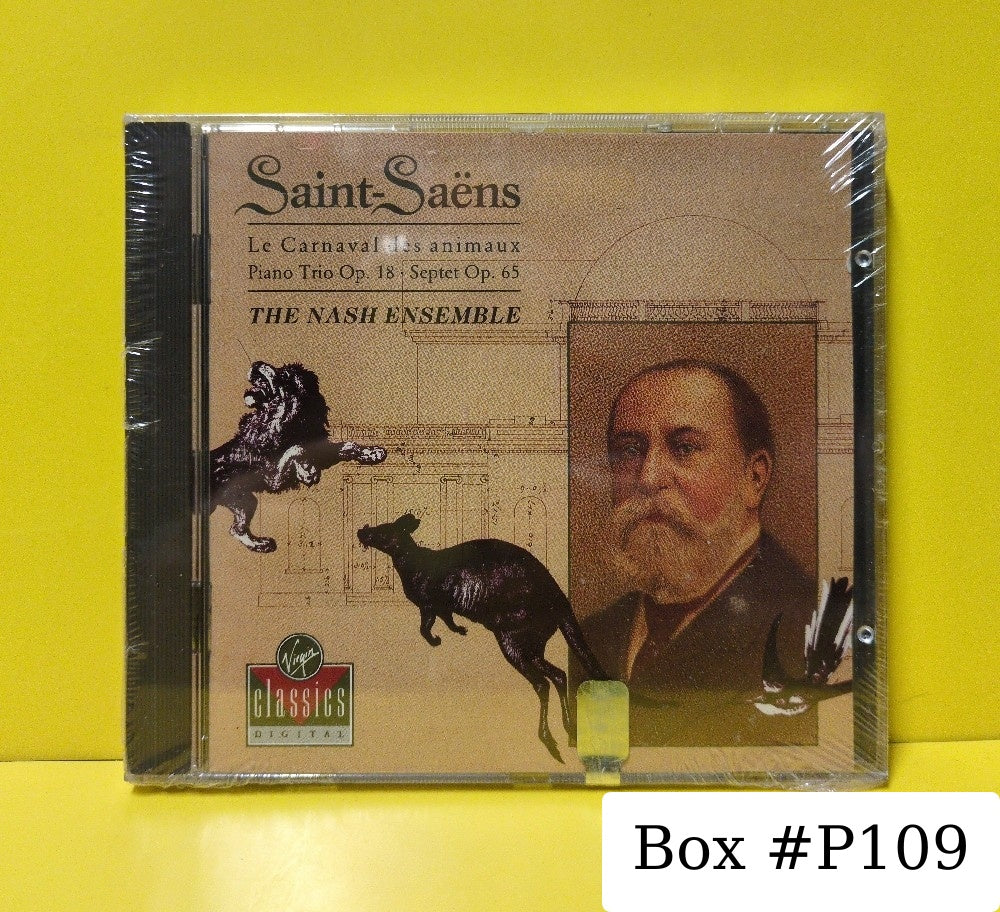 Saint-Saëns, The Nash Ensemble - Le Carnaval Des Animaux · Piano Trio Op. 18 · Septet Op. 65 - 1989 - VC 7 90751-2 / 0777 7 59514 2 4 - New - Sealed - CDs - European Import