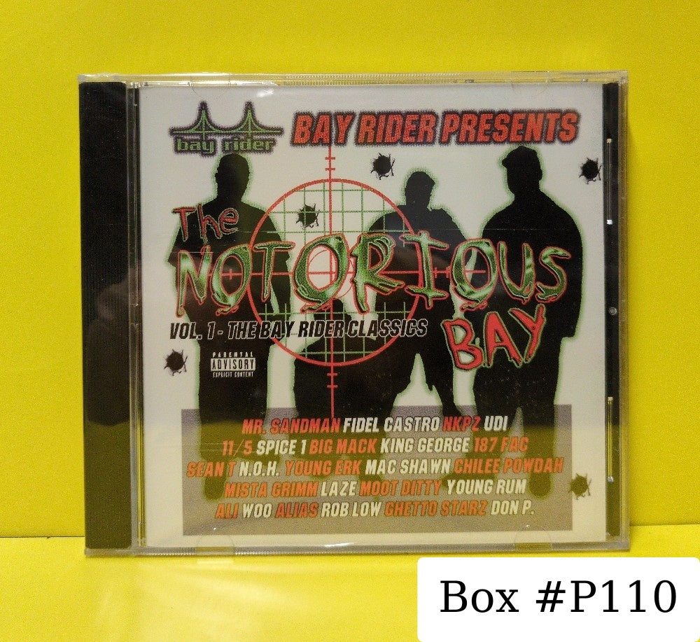 Various - The Notorious Bay (Vol. 1 - The Bay Rider Classics) - 2000 - BAY2001-2 - New - Sealed - CDs