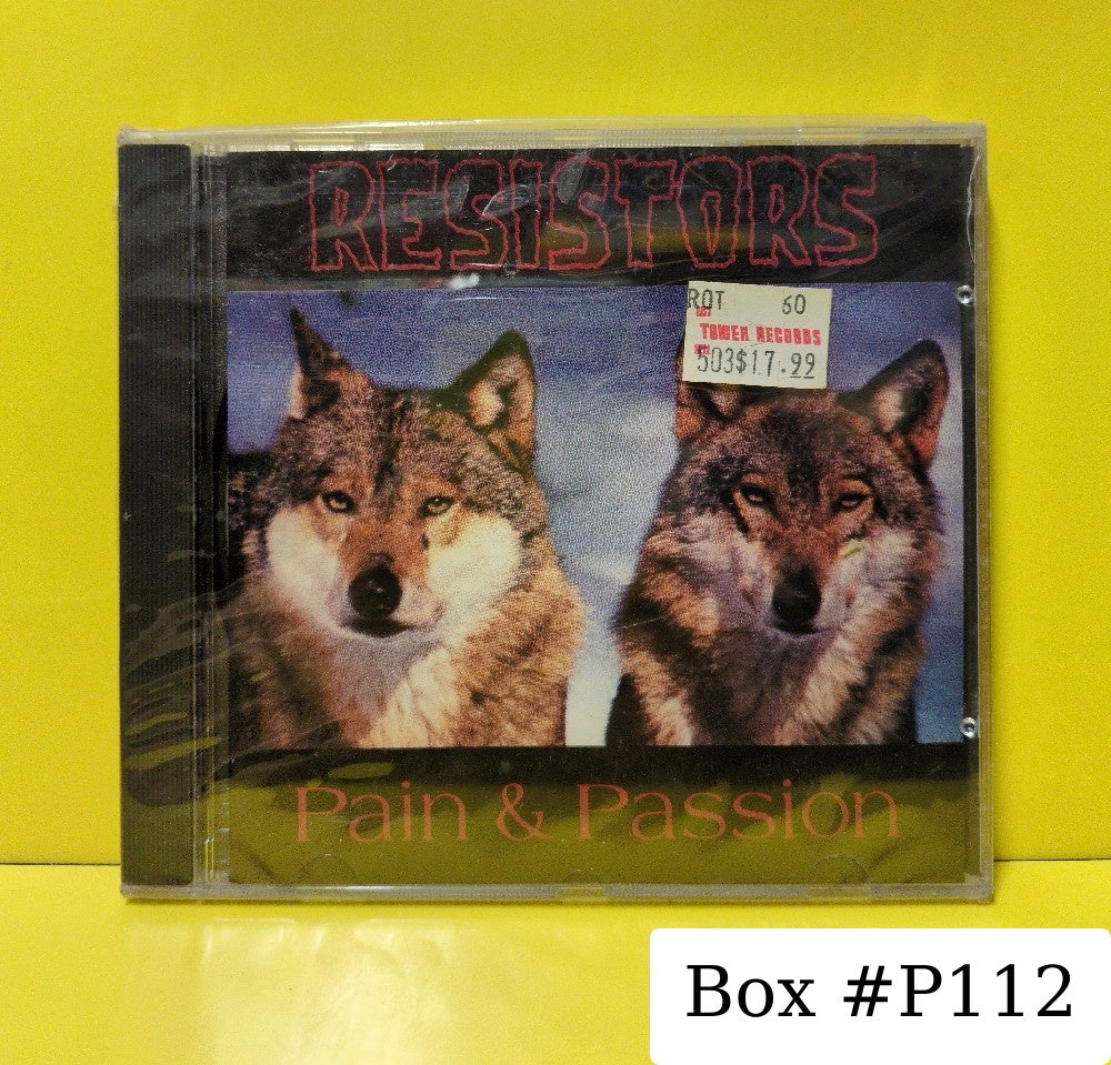 Resistors - Pain & Passion - 1991 - 1-091-2 - New - Sealed - CDs - Germany Import