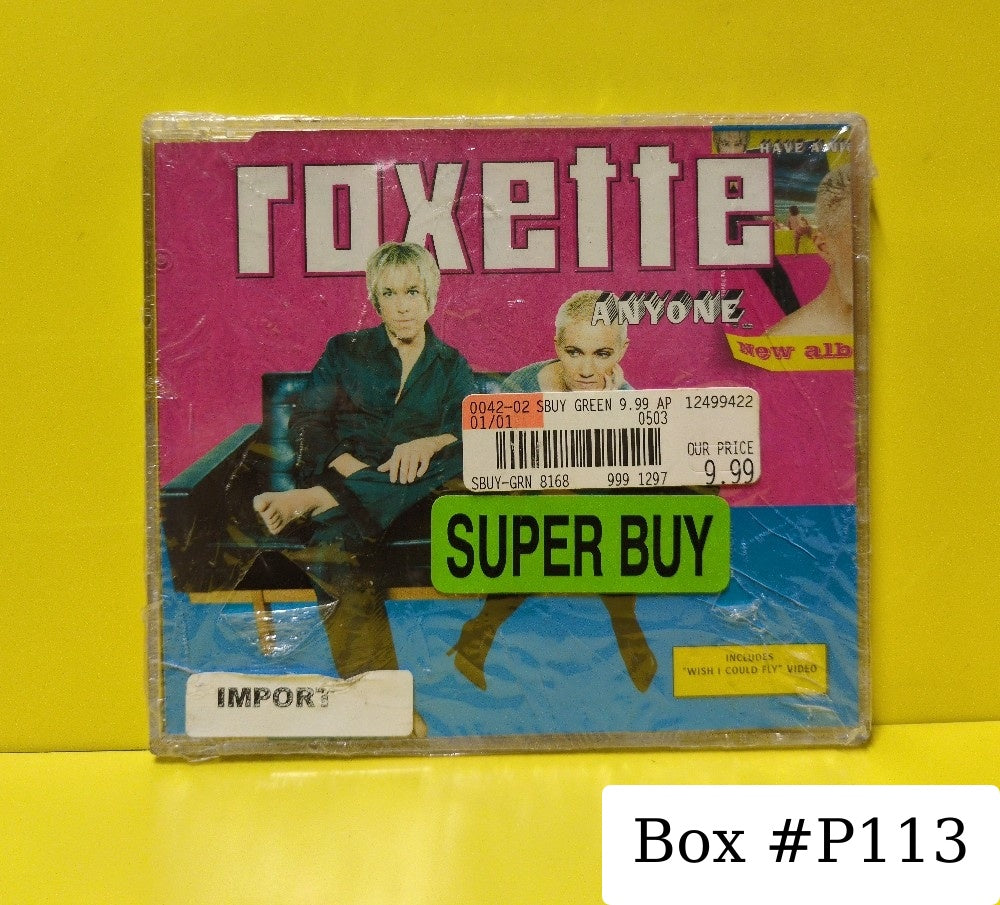Roxette - Anyone - 1999 - 7243 8 86892 0 5 - New - Sealed - CDs - Maxi-Single - Enhanced - European Import