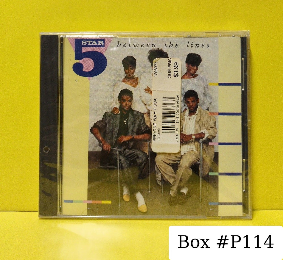 Five Star - Between The Lines - 1987 - 6635-2-R - New - Sealed - CDs