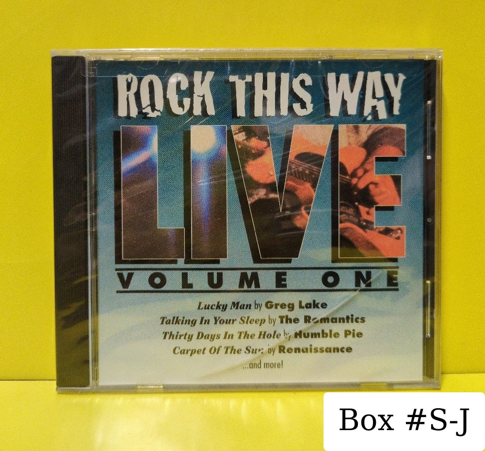 Various - Rock This Way Live Volume One - 1998 - 7551744682-2 - New - Sealed - CDs