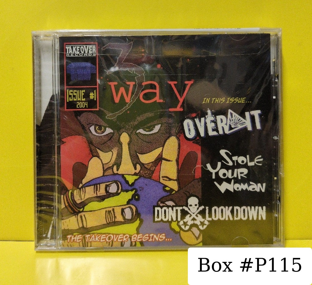 Various - Takeover Records 3-Way, Issue #1 - 2004 - TR003-1 - New - Sealed - CDs