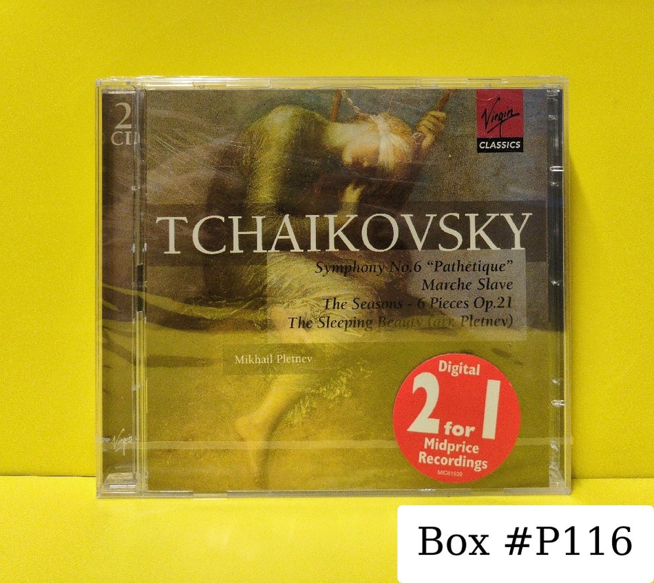 Tchaikovsky, Mikhail Pletnev, Russian National Orchestra - Symphony No. 6- Pathetique/Marche Slave/The Seasons/6 Piano Pieces Op. 21/The Sleeping Beauty (Arr. Pletnev) - 1999 - 7243 5 61636 2 1 - New - Sealed - CDs - 2xCD - UK & Europe Import