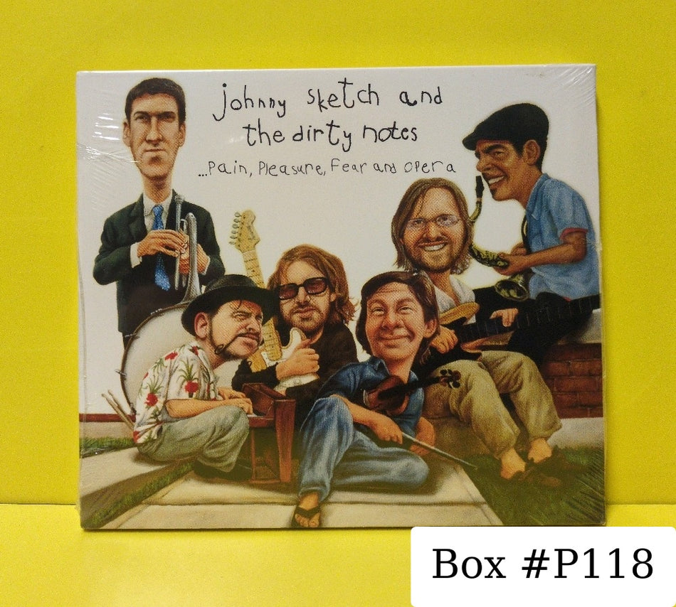 Johnny Sketch And The Dirty Notes - Pain, Pleasure, Fear And Opera - 2005 - NL 0002 - New - Sealed - CDs
