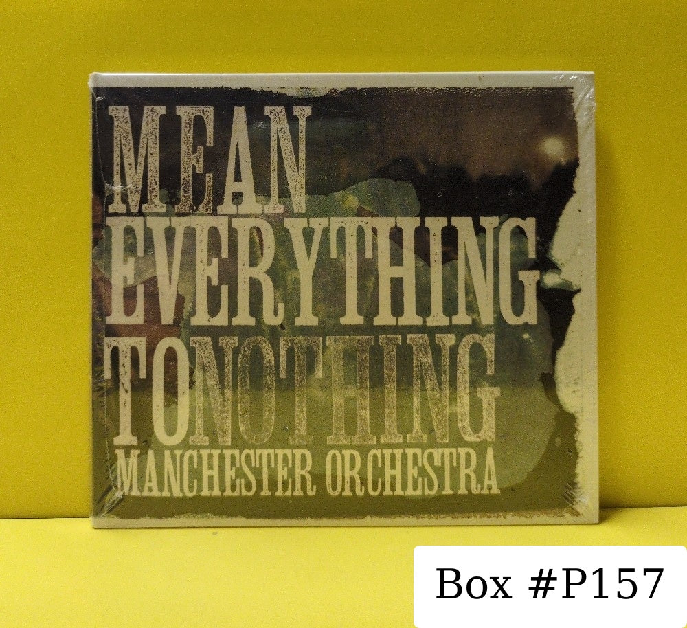Manchester Orchestra - Mean Everything To Nothing - 2009 - 88697359342 - New - Sealed - CDs
