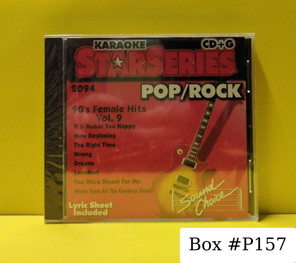 Various - 90's Female Hits - Vol. 9 - 2094 - New - Sealed - CDs - Karaoke