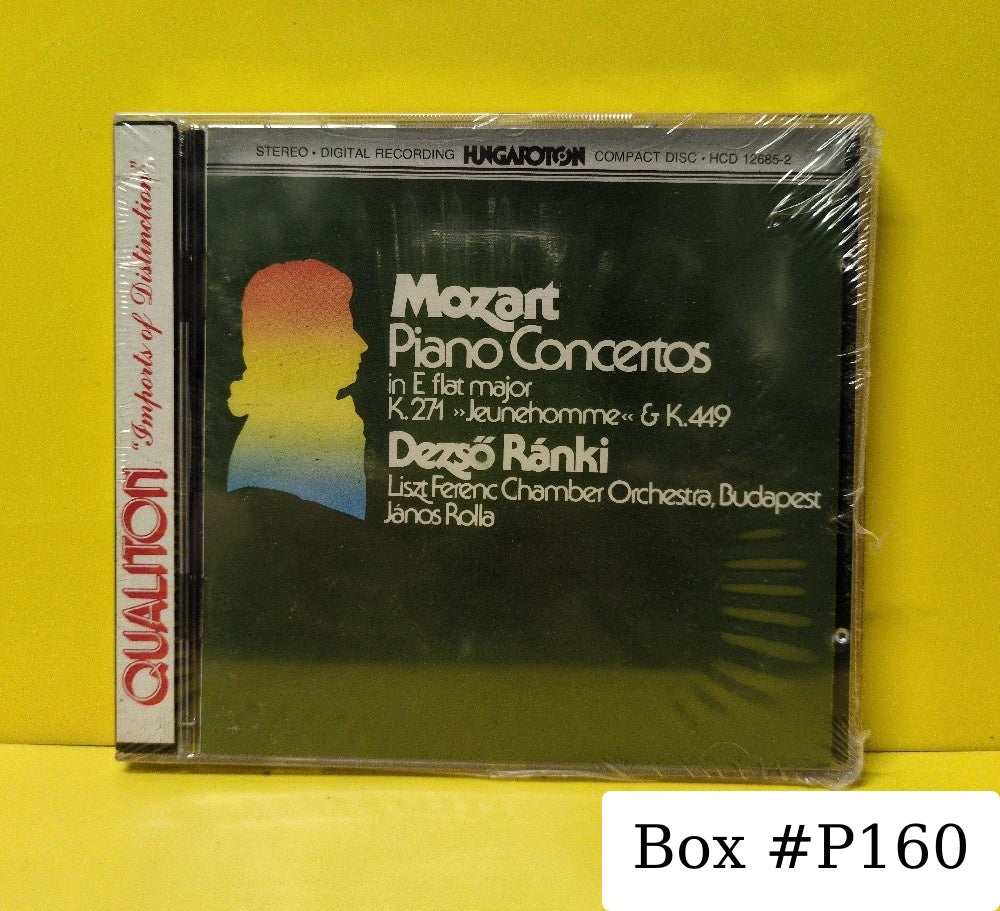 Mozart, Dezso Ranki, Liszt Ference Chamber Orchestra Budapest, Janos Rolla - Piano Concertos On E Flat Major K.271 "Jeunehomme" & K.449 - 1985 - HCD 12685-2 - New - Sealed - CDs - European Import