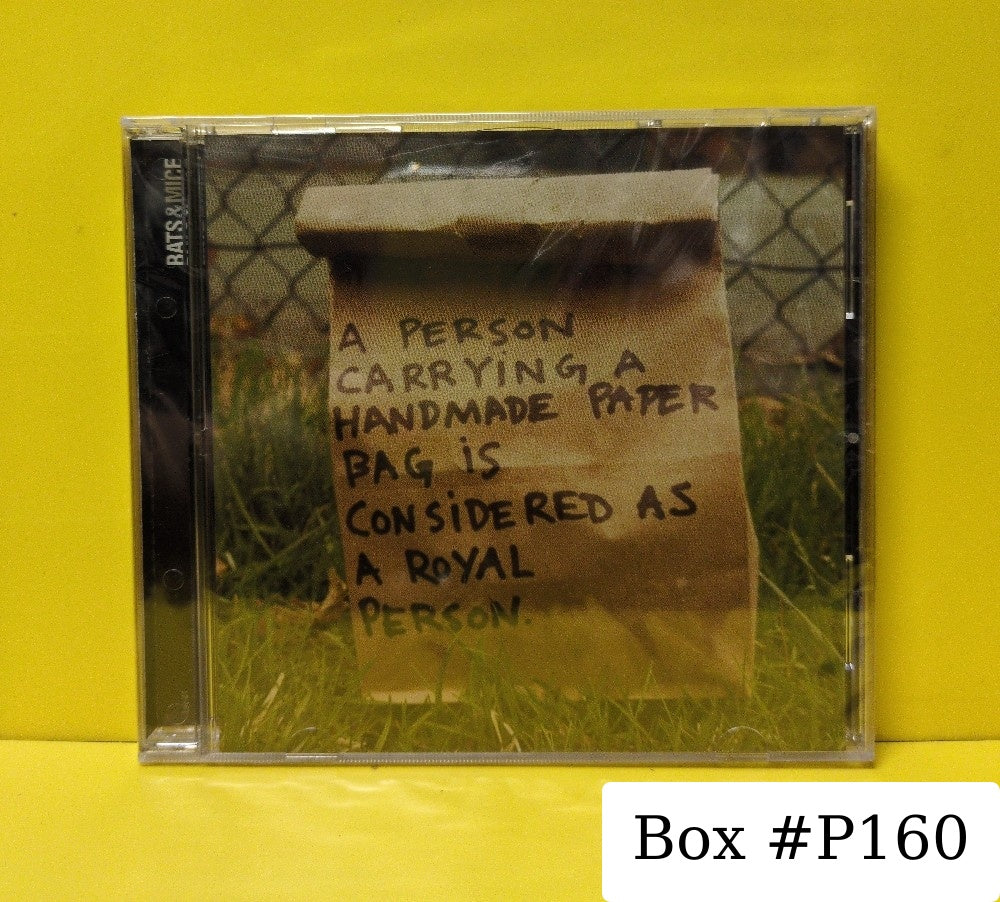 Bats & Mice - A Person Carrying A Handmade Paper Bag Is Considered As A Royal Person - 2004 - Love 41 - New - Sealed - CDs - EP