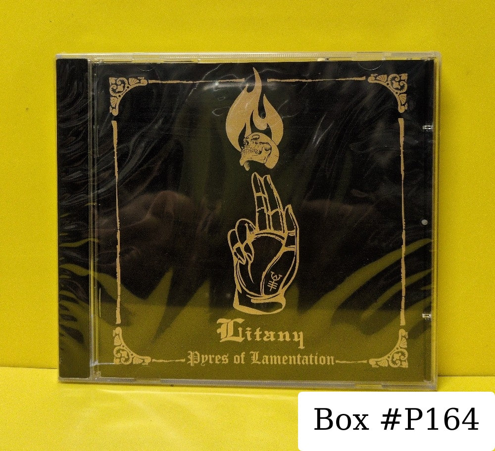 Litany - Pyres Of Lamentation - 2016 - E.M.R. 051 - New - Sealed - CDs - Greece Import