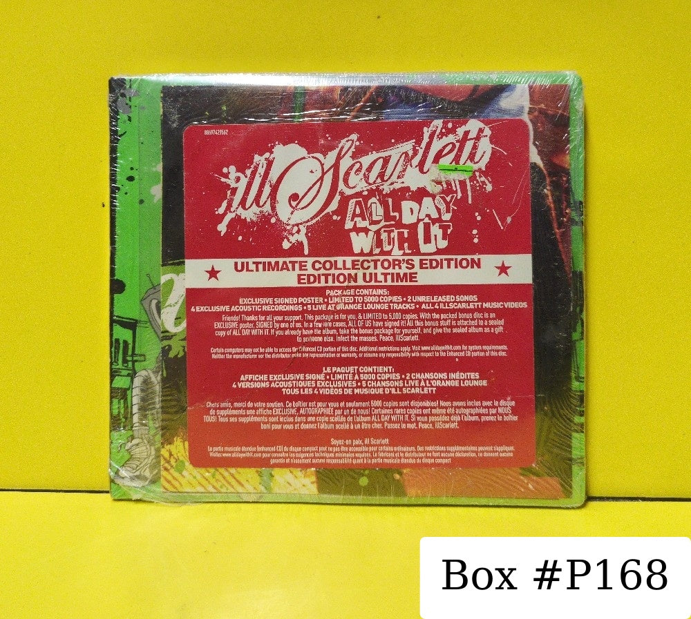 Illscarlett - All Day With It - 2007 - 88697087012 - New - Sealed - CDs - Ultimate Collector's Edition - Canadian Import - Digipak