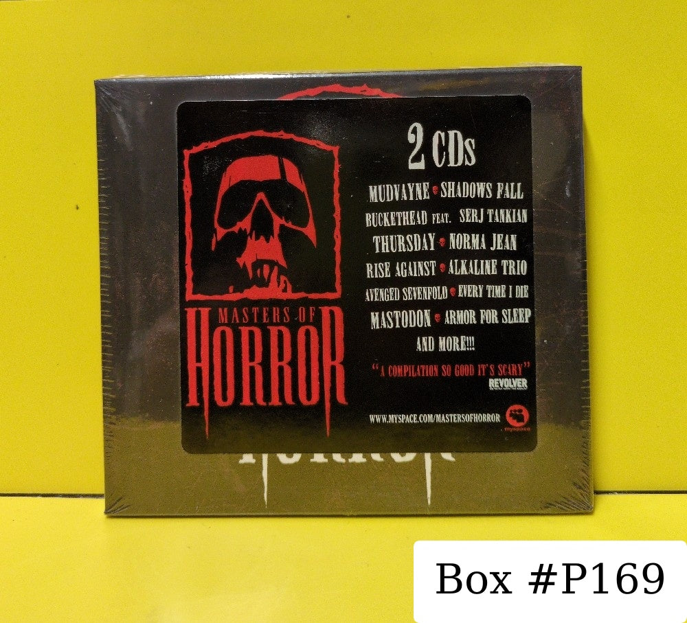 Various - Masters Of Horror - 2005 - 60011-2 - New - Sealed - CDs - 2xCD