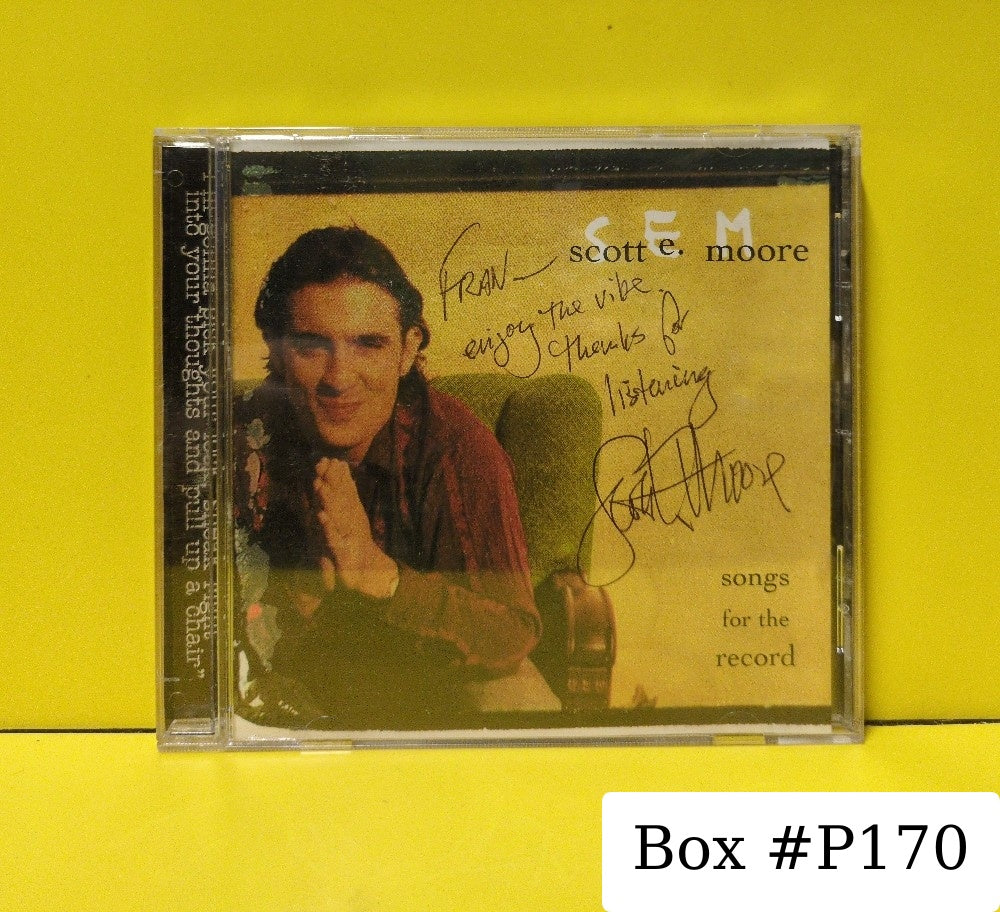 Scott E. Moore - Songs For The Record - 1998 - 77052-9 - Used - EX - CDs - Autographed