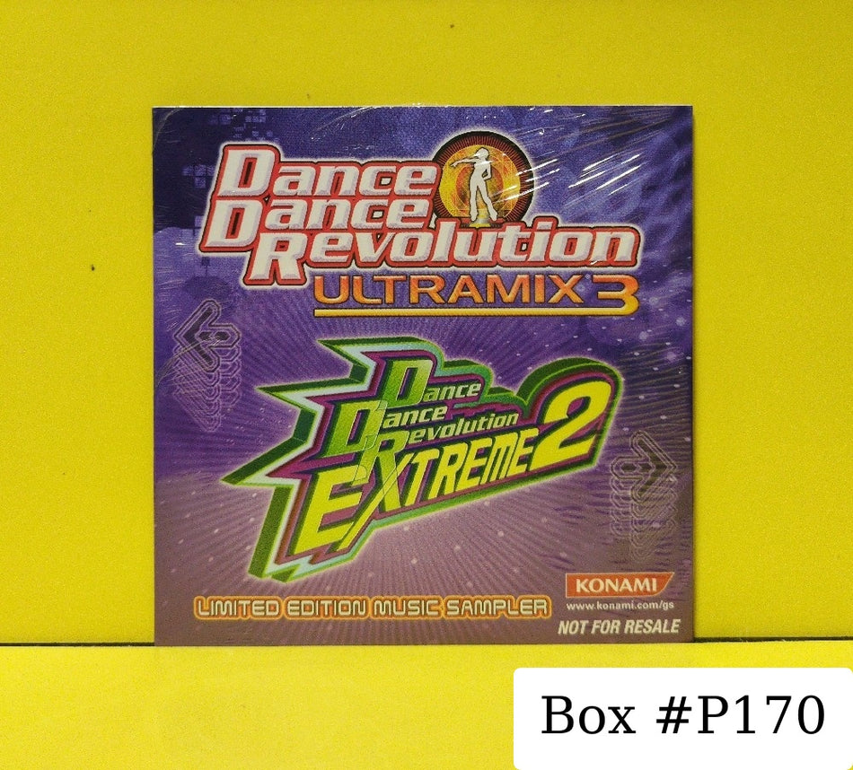 Various - Dance Dance Revolution Ultramix 3 / Dance Dance Revolution Extreme 2 (Limited Edition Music Sampler) - 2005 - V-RARE SOUNDTRACK-7 USA - New - Sealed - CDs - Promo