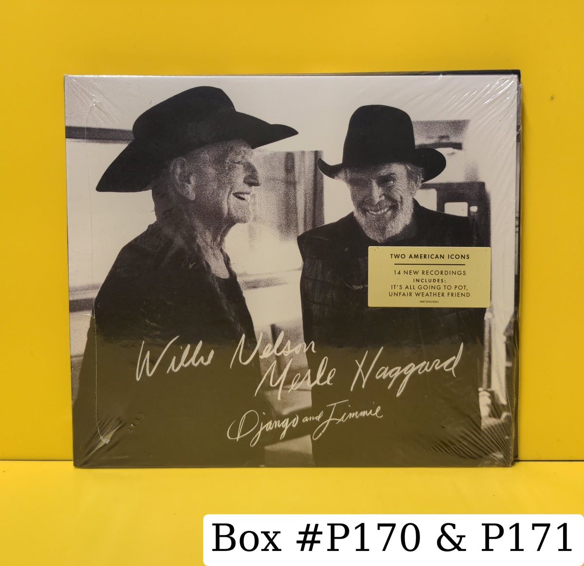 Willie Nelson & Merle Haggard - Django And Jimmie - 2015 - 88875093782 New - Sealed - CDs - Promo