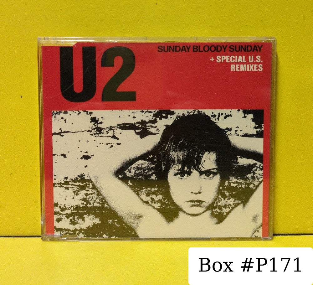 U2 - Sunday Bloody Sunday - 1991 - 664 971 - Used - EX - CDs - CD Single - Blue Label Logo