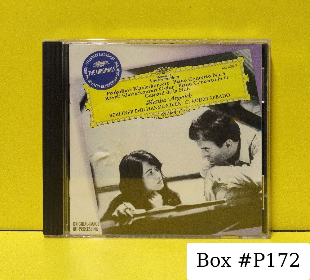 Prokofiev, Ravel - Martha Argerich, Berliner Philharmoniker, Claudio Abbado - Klavierkonzert Nr. 3, Klavierkonzert G-Dur, Gaspard De La Nuit - 1995 - 447 438-2 - Used - EX - CDs - Remastered - Stereo