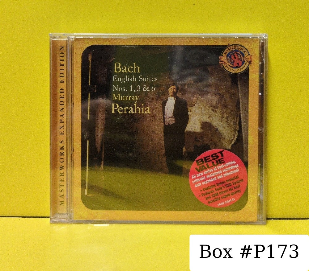 Bach - Murray Perahia - English Suites Nos. 1, 3 & 6 - 2004 - SK 93083 - New - Sealed - CDs - Expanded Edition - Reissue