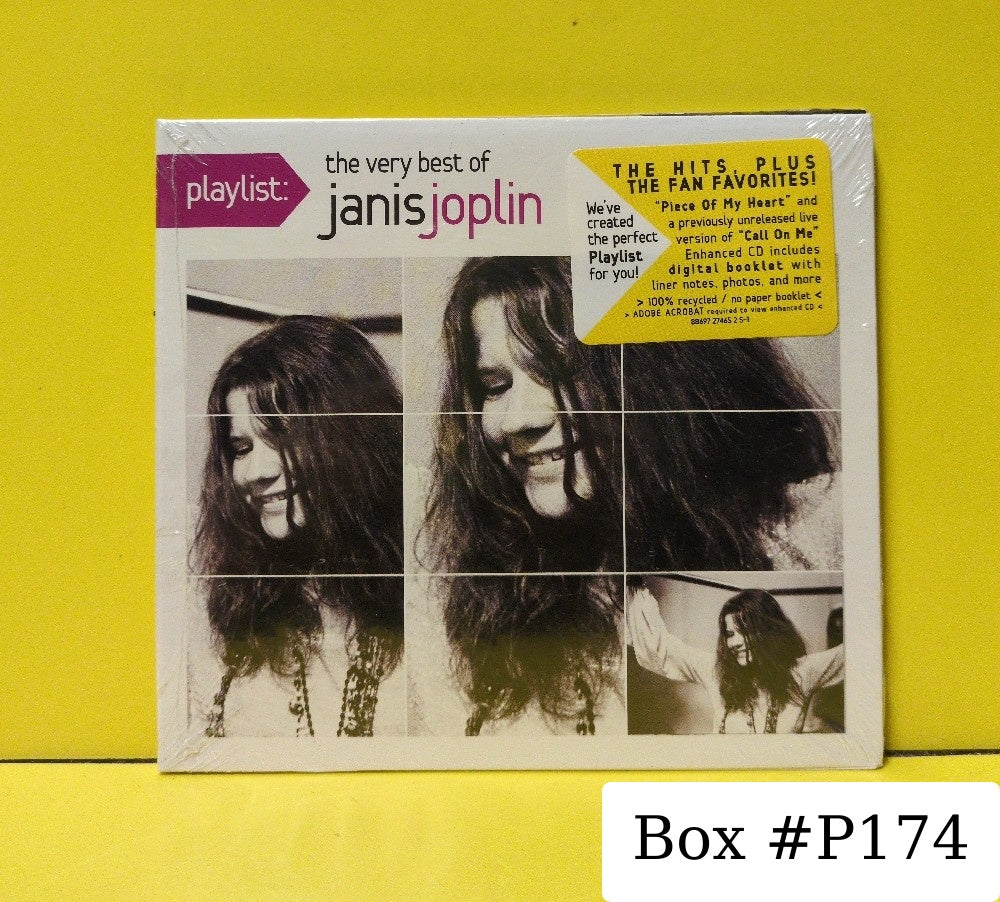 Janis Joplin - Playlist: The Very Best Of Janis Joplin  - 2010 - 88697 27465 2 - New - Sealed - CDs - Enhanced
