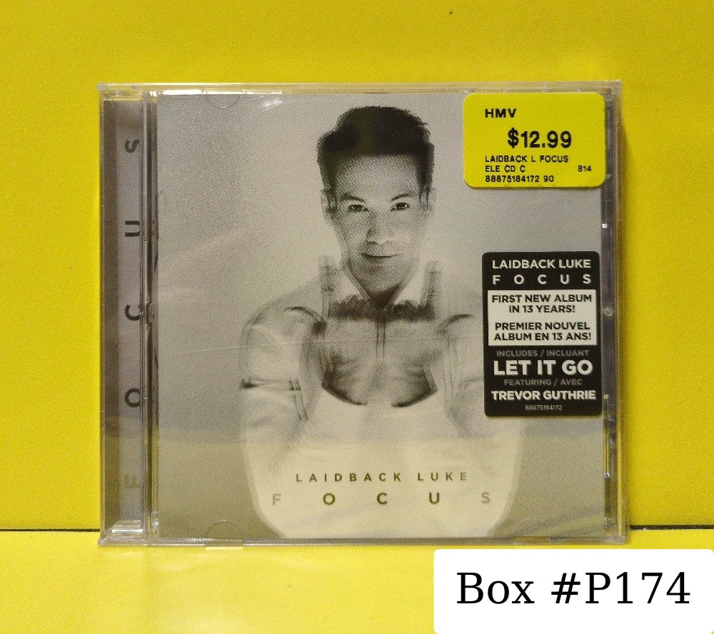 Laidback Luke - Focus - 2015 - 88875184172 - New - Sealed - CDs - Canadian Import