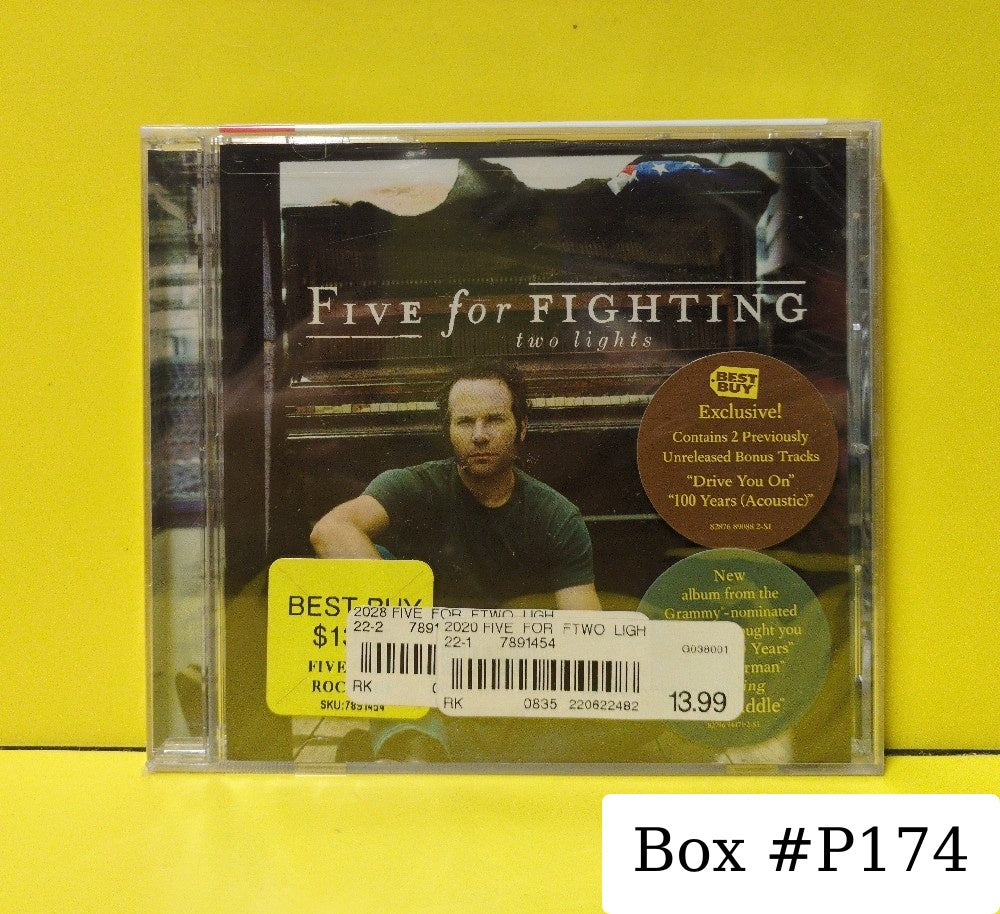 Five For Fighting - Two Lights - 2006 - 82876 89088 2 - New - Sealed - CDs - Best Buy Exclusive