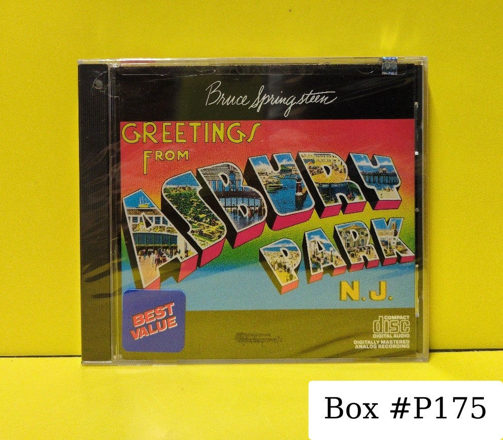 Bruce Springsteen - Greetings From Asbury Park, N.J. - CK 31903 - New - Sealed - CDs - Reissue - Large Photo Back Cover